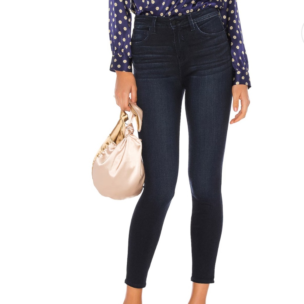 L’agence Margot High Rise Skinny Jeans in Marino Blue